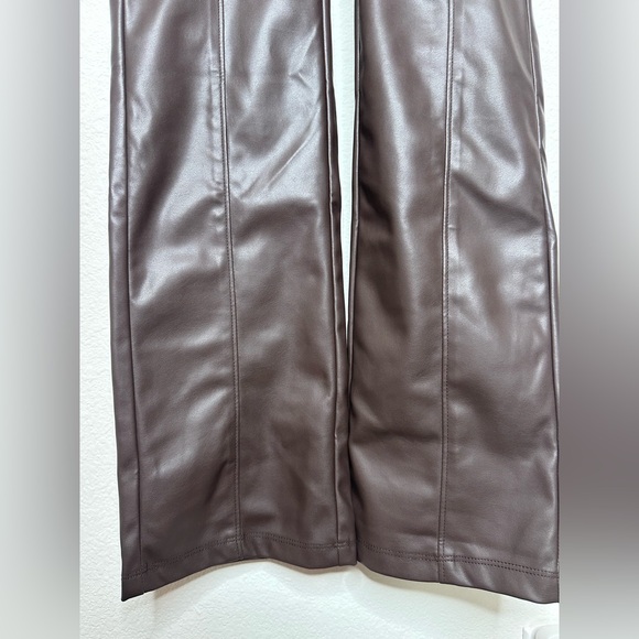 Rumored Straight Shooter  Lace-Up Pants in Black Coffee Size Small Pre-owned - Picture 9 of 12